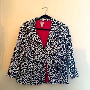 Zebra print top (jacket)